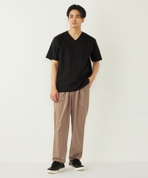 tシャツ SHIPS Colors:「接触冷感」シルケット コットン Vネック TEE メンズ | SHIPS Colors | 18