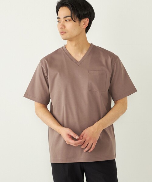 tシャツ SHIPS Colors:「接触冷感」シルケット コットン Vネック TEE メンズ | SHIPS Colors | 16