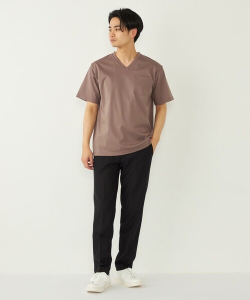tシャツ SHIPS Colors:「接触冷感」シルケット コットン Vネック TEE メンズ | SHIPS Colors | 15