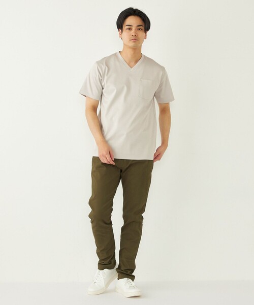 tシャツ SHIPS Colors:「接触冷感」シルケット コットン Vネック TEE メンズ | SHIPS Colors | 11