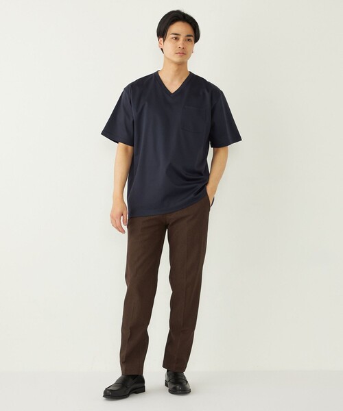 tシャツ SHIPS Colors:「接触冷感」シルケット コットン Vネック TEE メンズ | SHIPS Colors | 07