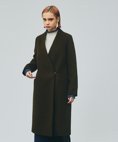 ユナイテッドトウキョウ　ノーカラーコート UNITED TOKYO（ユナイテッドトウキョウ） ノーカラーコート 1 ブラック