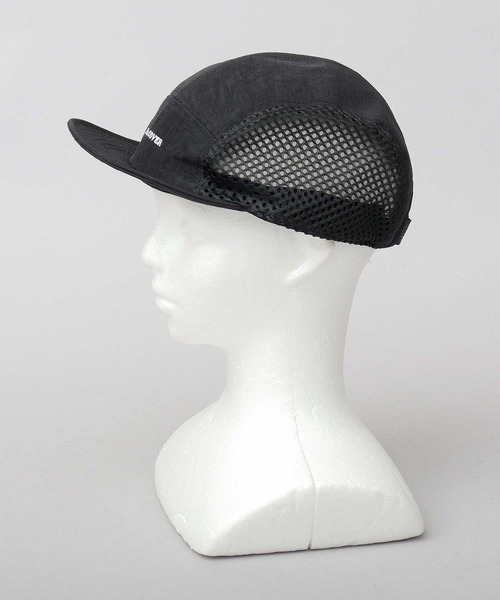 Mr.COVER キャップ 帽子 ムラ染風 撥水ナイロン メッシュ切替 ジェット