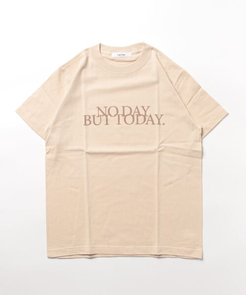 「DouDou」 半袖Tシャツ FREE ベージュ レディース DouDou 「DouDou」 半袖Tシャツ FREE ベージュ レディース