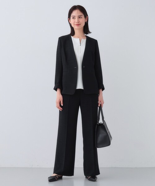 スラックス パンツ 春SALE！「日本製／SETUP可能」トリアセテート混