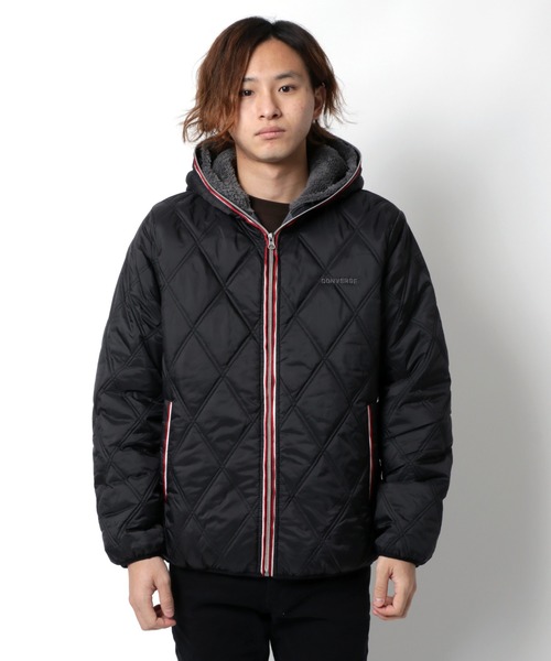 「CONVERSE」 ブルゾン LL ブラック メンズ_画像3