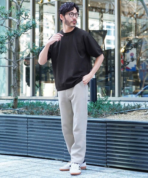 彼のサマーセーター CTHY セーター ニット ショートスリーブサマーニット メンズ
