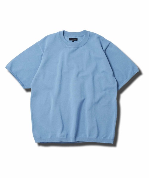 クルーネック 半袖 サマーニット トップス 夏色 2色展開 JIGGYS SHOP サマーニット メンズ トップス サマーセーター 半袖