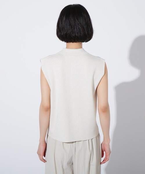 ❗️希少⭐️極美品⭐️確実正規品 中村アンさん着用 全く同じ ポロベアニット N.Natural Beauty Basic ポロシャツ ポロ ラメ混ポロエリニット