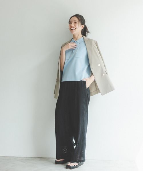 ❗️希少⭐️極美品⭐️確実正規品 中村アンさん着用 全く同じ ポロベアニット N.Natural Beauty Basic ポロシャツ ポロ ラメ混ポロエリニット