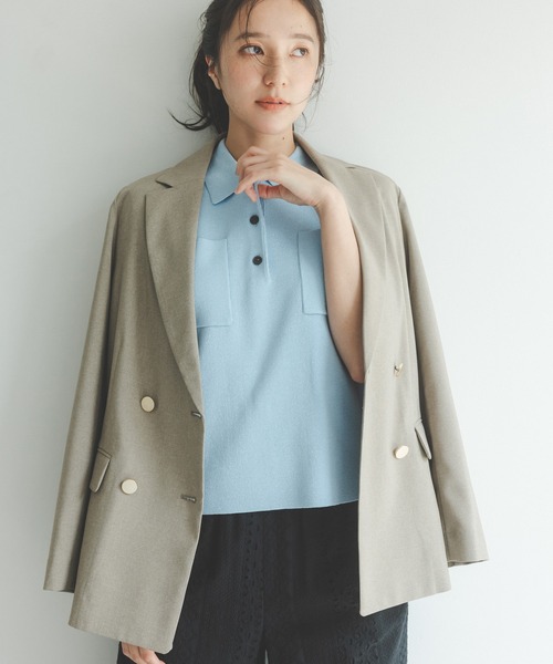 ❗️希少⭐️極美品⭐️確実正規品 中村アンさん着用 全く同じ ポロベアニット N.Natural Beauty Basic ポロシャツ ポロ ラメ混ポロエリニット