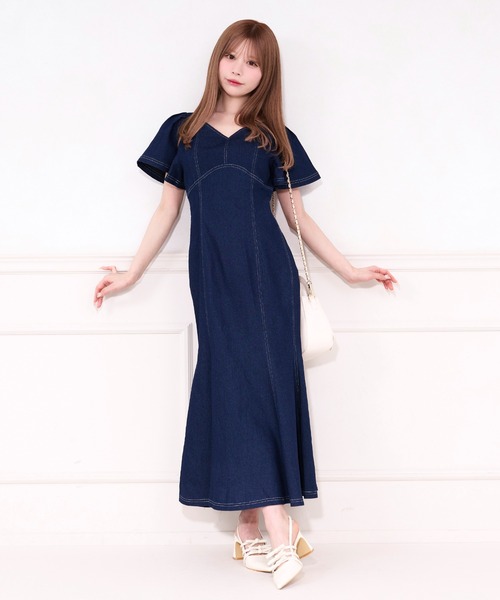 apres jour ワンピース デニムマーメイドワンピース : ZOZOTOWN Yahoo