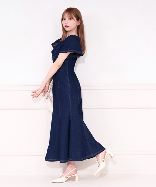 apres jour（アプレジュール） ワンピース デニムマーメイドワンピース