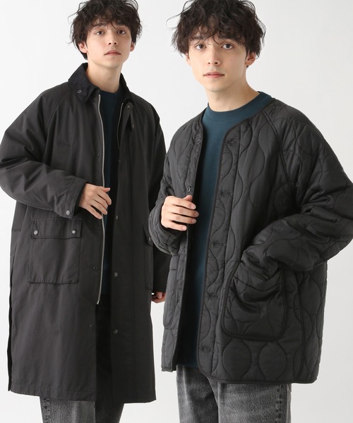 RAGEBLUE（レイジブルー） ステンカラーコート LARGE ブラック メンズ