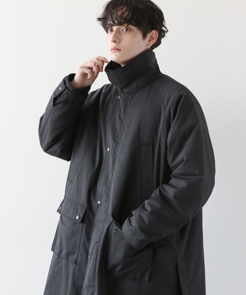 RAGEBLUE（レイジブルー） ステンカラーコート LARGE ブラック メンズ