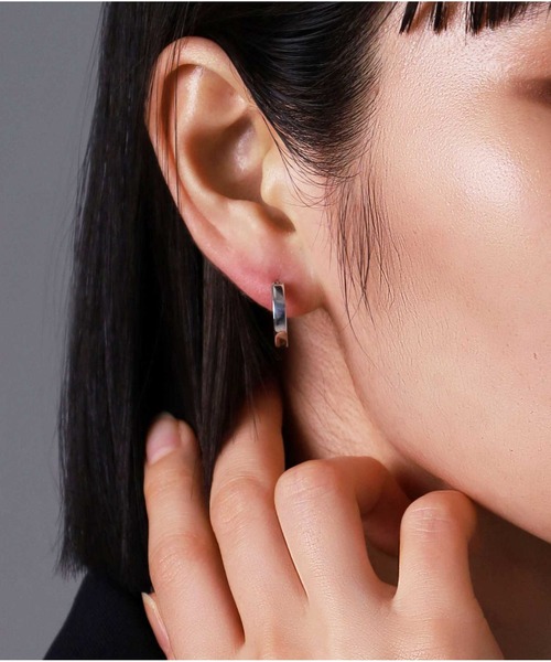 （保留）シルバーライオンのギャラクシーピアス＊イヤリング LION HEART（ライオンハート） for Gift “THE EDGE” カッティング