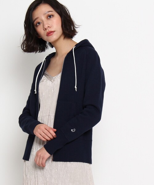 DRESSTERIOR - DRESSTERIOR☆ジップパーカー【ネイビー】 DRESSTERIOR 「DRESSTERIOR」 ジップアップパーカー 1 ネイビー