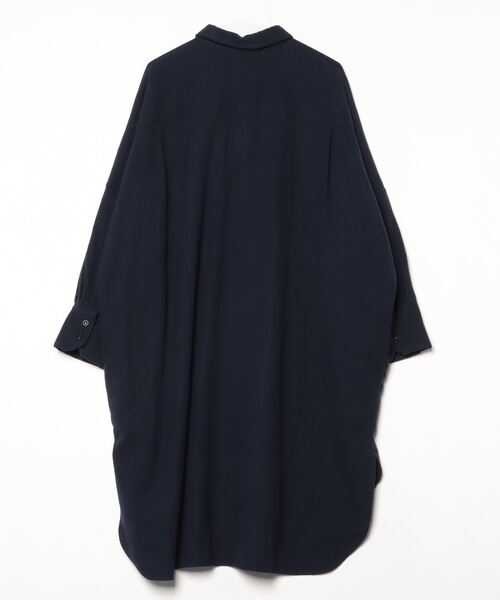 「Veritecoeur」 シャツワンピース FREE ネイビー レディース_画像2