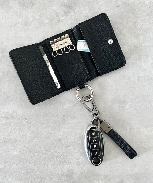 BULDING BLOCK black キーチェーン　キーケース キーケース POLO CHAMPS(ポロチャンプス)/スマートキー ダブル