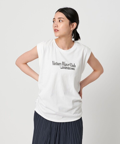 tシャツ 「別注」「BALMY DAYS」ノースリーブ Tシャツ レディース