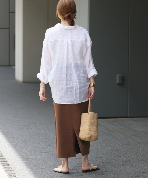 ストレッチポンチIラインスカート JOURNAL STANDARD relume スカート ストレッチポンチIライン