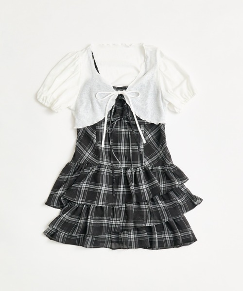 OLIVE des ワンピース 「SETアイテム」ボレロセットリボンミニ
