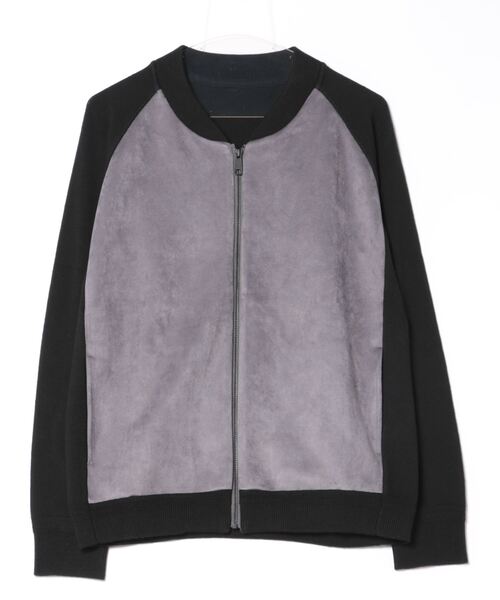 「DESIGNWORKS」 ジップアップブルゾン 48 ブラック メンズ_画像2