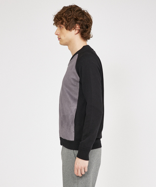 「DESIGNWORKS」 ジップアップブルゾン 48 ブラック メンズ_画像4