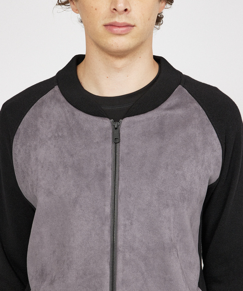 「DESIGNWORKS」 ジップアップブルゾン 48 ブラック メンズ_画像6