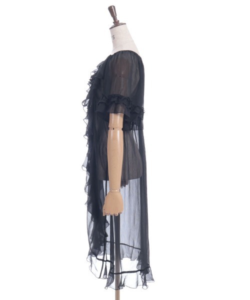 新品 axes femme ラッフルフリルガウン 完売 カーディガン axes femme カーディガン ラッフルフリルガウン レディース
