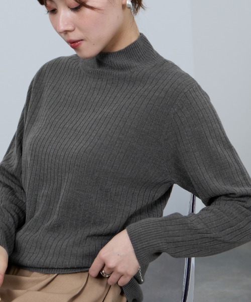 未使用 カシミヤ ハイネックニットセーター カシミヤ100% 4 M ネイビー 送料無料】【カシミヤ100％試験鑑定証明済】メンズ ハイネック