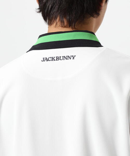 新品　タグ付き　Jack Bunny!! グリーン ポロシャツ 半袖 中古 メンズ ジャックバニー Jack Bunny!! 半袖ポロシャツ 4(M