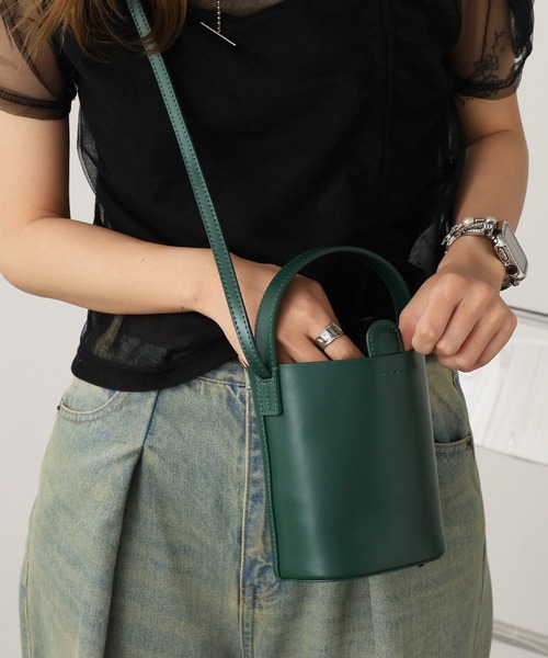 YAHKI オリーブグリーン ショルダーバッグ ※買いてなければ処分予定 YAHKI オリーブグリーン ショルダーバッグ ※買いてなければ処分