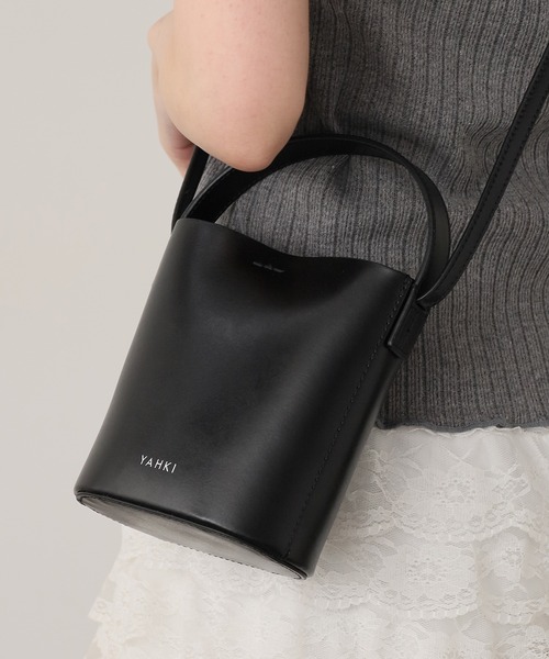 美品／ヤーキ／ショルダーバッグ／ブラック YAHKI（ヤーキ） ショルダーバッグ バッグ YAHKI/ヤーキW FACE small