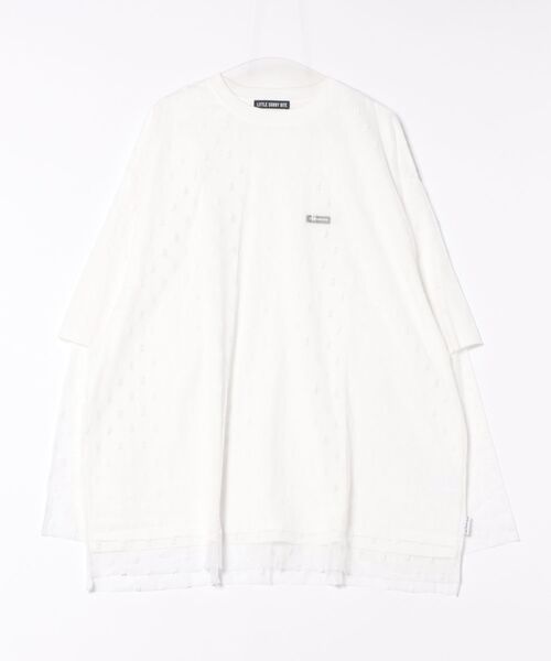tシャツ /little sunny bite/fake layered tulle long tee レディース Little sunny bite tシャツ fake layered tulle long tee
