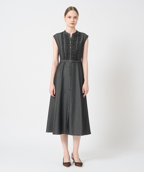 美品♡ アナイ ANAY デニムライクワンピース ノースリーブ ベルト有 S 極美品】ANAYI アナイ デニムライクワンピース ベルト 36 - メルカリ