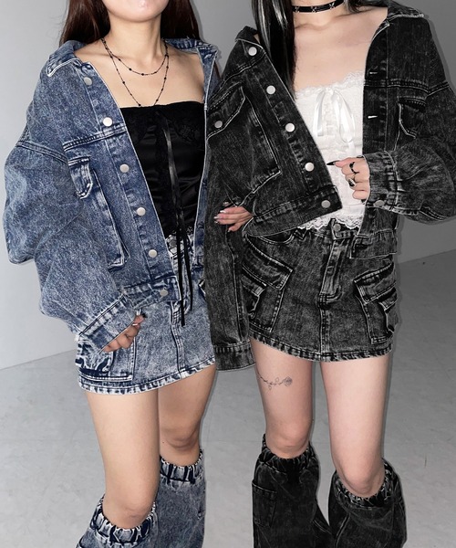 me+em select（ミームセレクト） デニムジャケット gジャン レディース