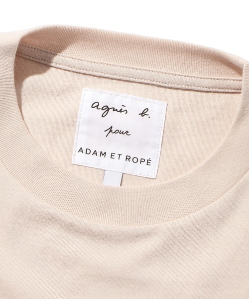 tシャツ 「agnes b. pour ADAM ET ROPE'」T-SHIRT レディース agnes b. tシャツ 「agnes pour ADAM ET ROPE'」T-SHIRT