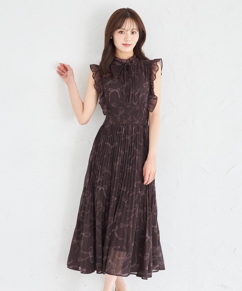 tocco closet（トッコ クローゼット） ワンピース リボン＆フリル付き