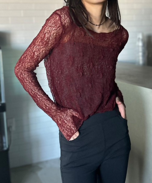 Kotoe（コトエ） tシャツ 入学式 フラットネックレーストップス