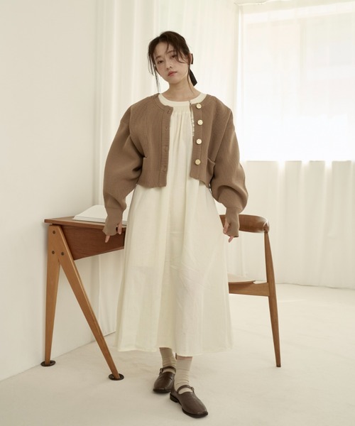MOI モイ シアーワンピース MOIモイ FASRA DRESS レースワンピース