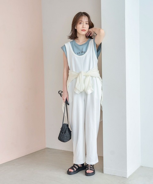 ReFiina 裾ドロストキャミサロペット‼︎ Re Fiina裾ドロストキャミサロペット | SEKIMIKI Online