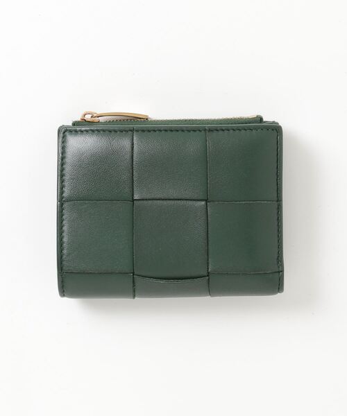Bottega Veneta 二つ折り財布 グリーン BOTTEGA VENETA 「BOTTEGA VENETA」 カセット 2つ折り財布