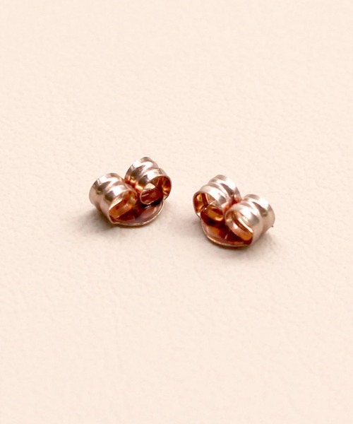 K10YG K10PGピアス JUPITER ピアス 「K10PG」ピアスキャッチ/ピンクゴールド レディース