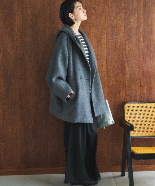 ドゥ アルシーヴ（Doux archives）/フーディコート DOUX ARCHIVES（ドゥアルシーヴ） コート アウター フーディコート