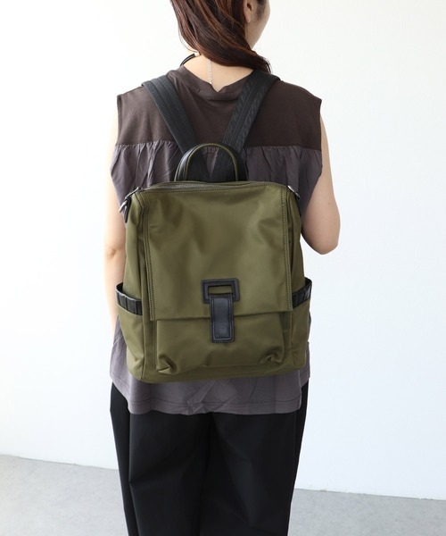 Cepica（セピカ） デイバック リュック 牛革×撥水ナイロン3Wayリュック