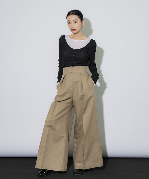 「UNITED TOKYO」 チノパンツ 1 ブラック レディース