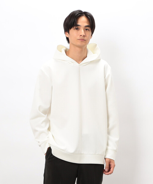 COMME CA ISM（コムサイズム） パーカー ダンボールニット フード