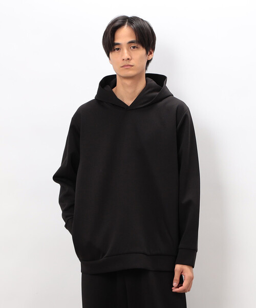 COMME CA ISM（コムサイズム） パーカー ダンボールニット フード