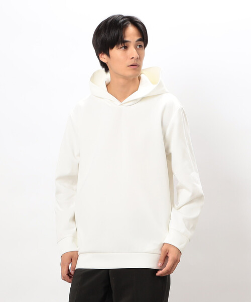 COMME CA ISM（コムサイズム） パーカー ダンボールニット フード